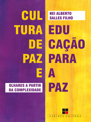 cover image of Cultura de paz e educação para a paz